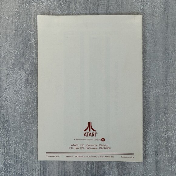 Atari 2600 Asteroids Video Computer System Game Program Complete Box VGC - Picture 6 of 15